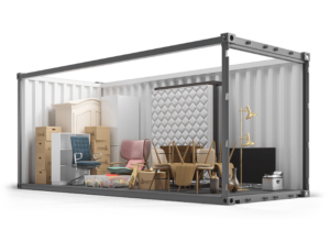 Self storage opbevaringscontainer